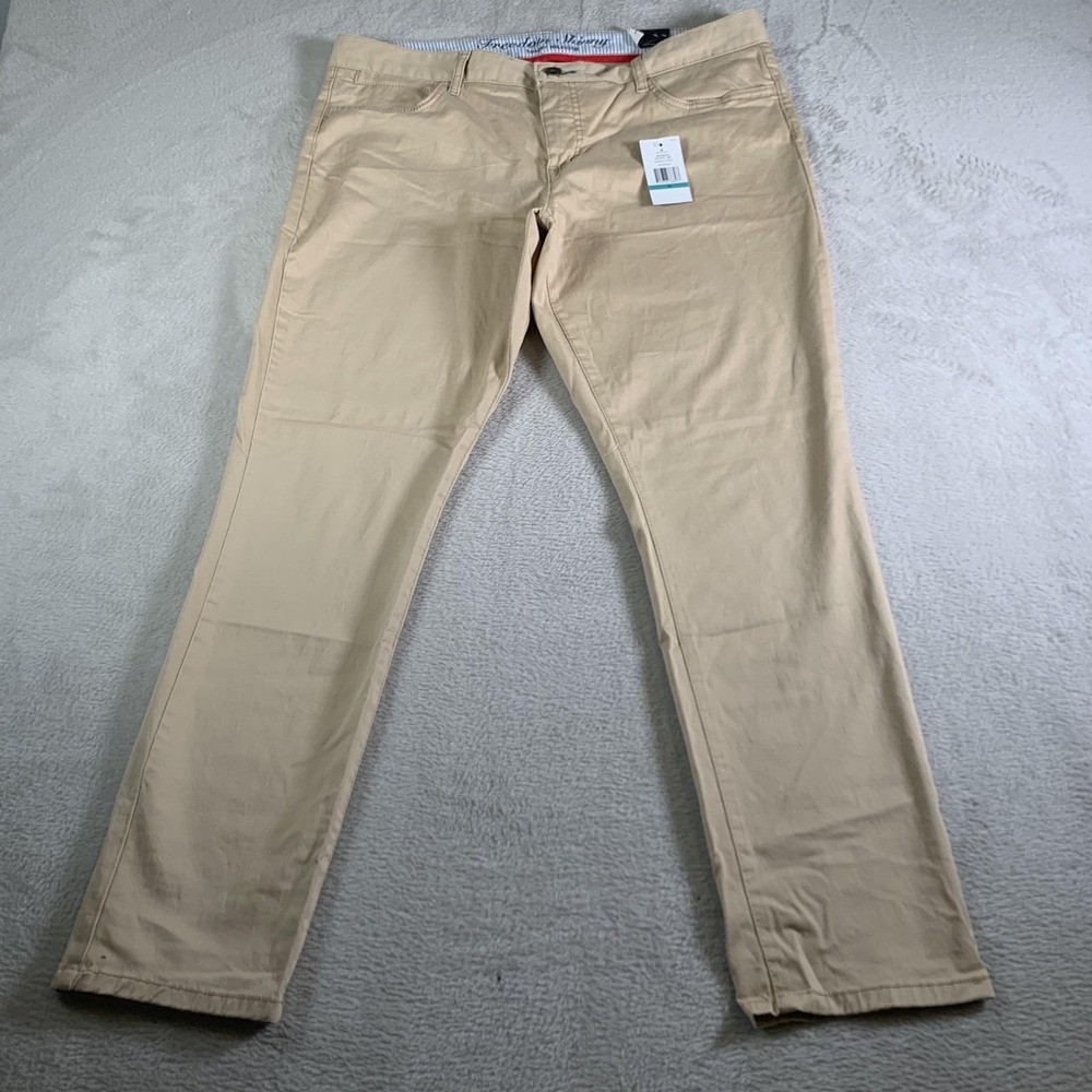 Tommy Hilfiger‎ Pants Womens 16 Arabian Khaki Modern Skinny Twill Chino NEW